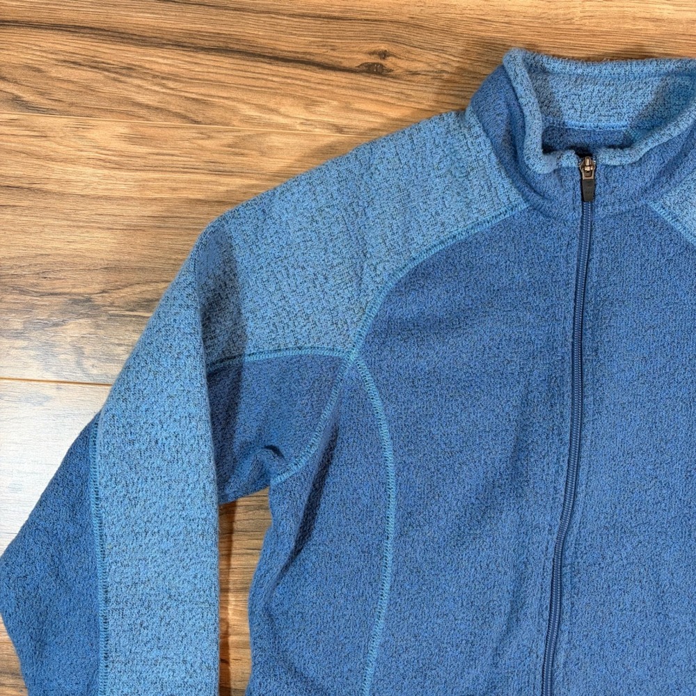 Kuhl Alfpaca Fleece Jacket Womens Medium Blue Full Zip Outdoor Midlayer Coat - Picture 2 of 14